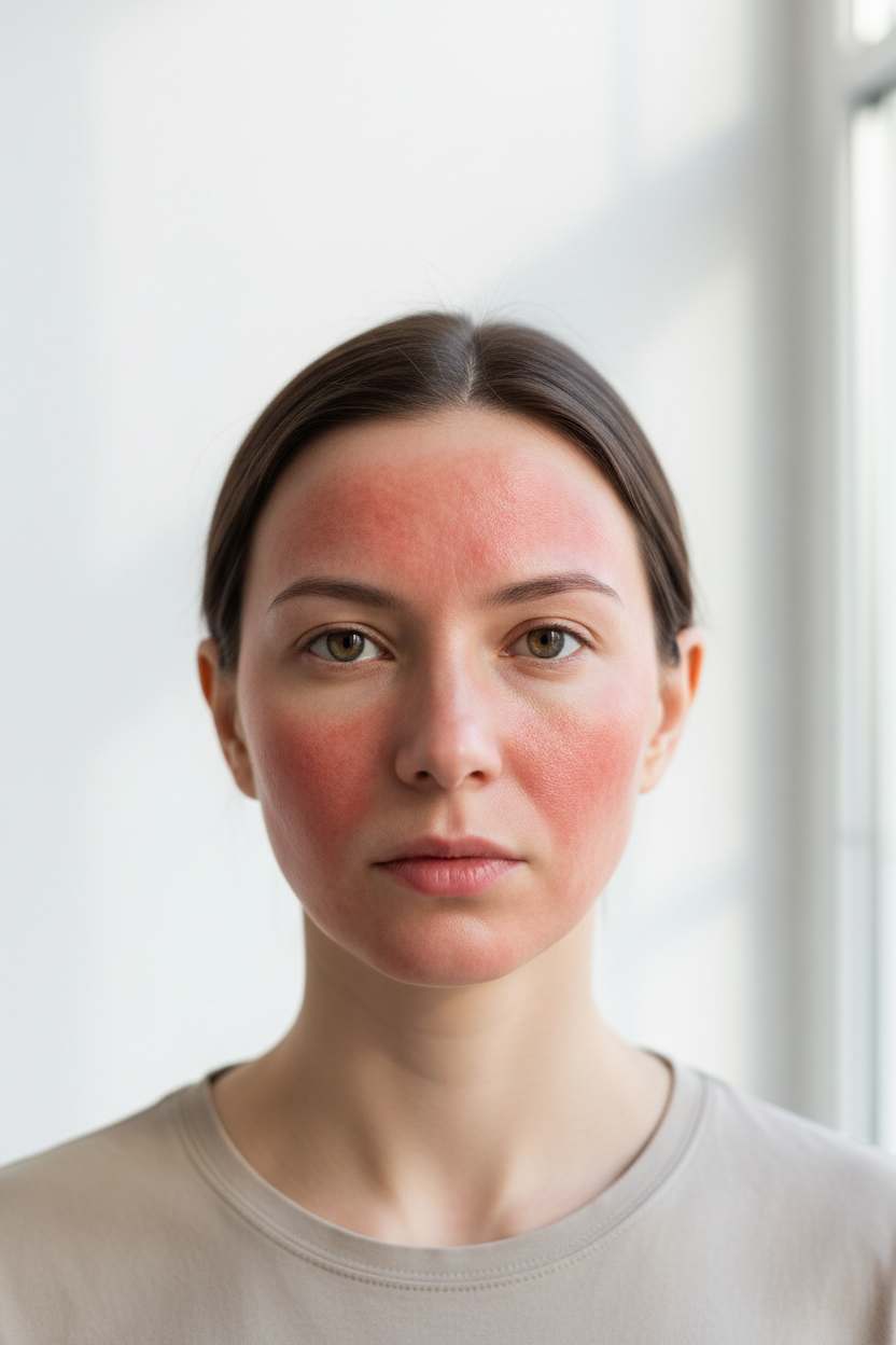 Red, irritated skin